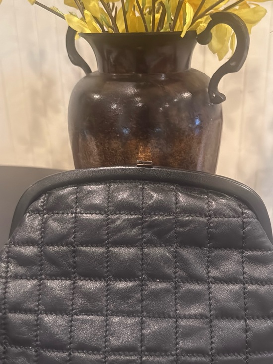 Etienne Aigner Handbags - Vintage Etienne Aigner Kiss Lock Clutch (90s)